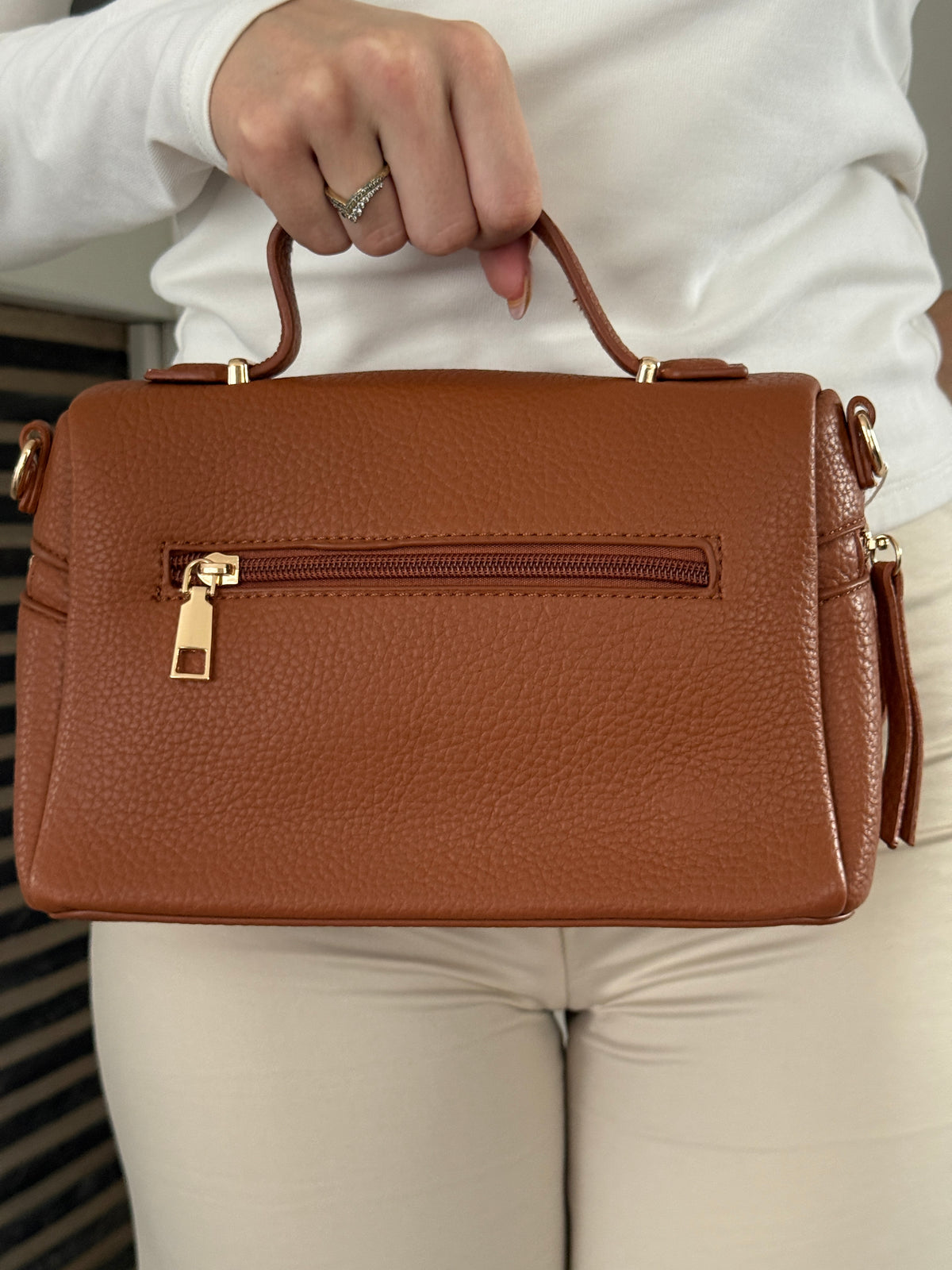 Sac effet cuir grainé