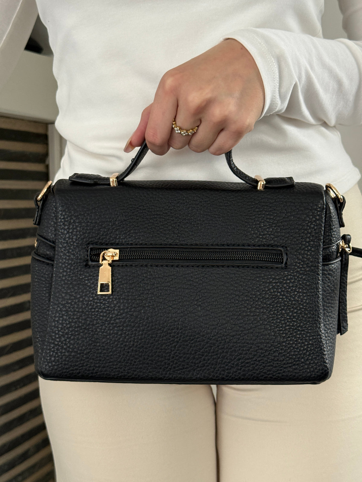 Sac effet cuir grainé