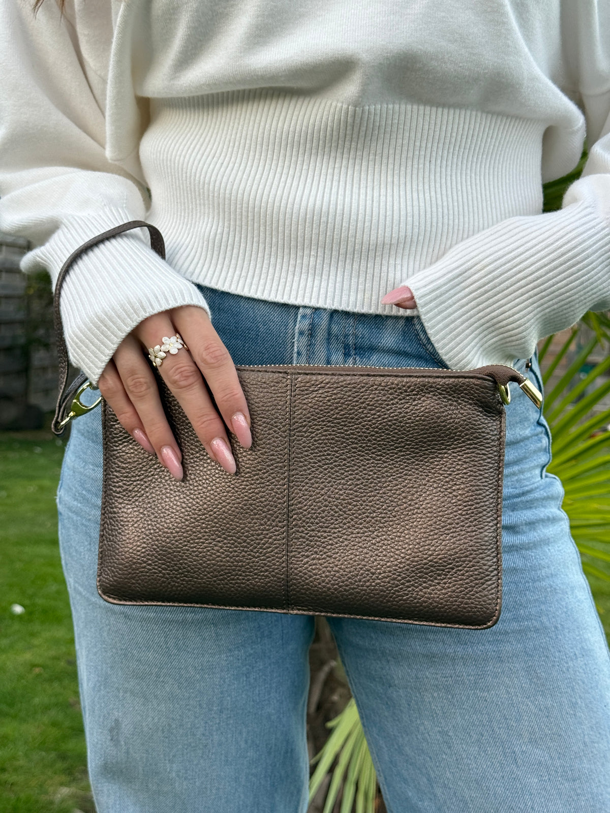 Pochettes en cuir